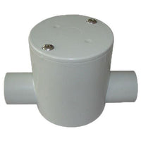 PVC-2 Way Deep J/Box Grey 20mm - JBD-20G/2