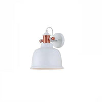 Alta Industrial Bell Shape Pendant Light in White - ALTA1W