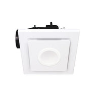 Exhaust Fan Square 240mm White + Light - H200-9L