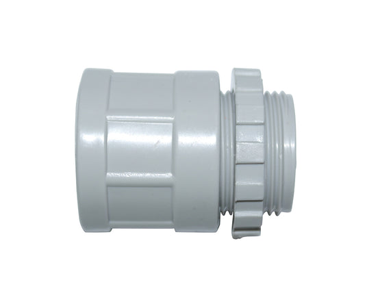 PVC-Scw Adpt w Lck Rg 25mm (PVC-07025)