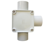 JUNCTION BOX SQUARE 40MM 3 WAY ENTRY - SJB3-40