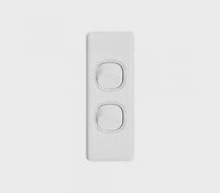 2 Gang Architrave switch 10A - 30595NLS
