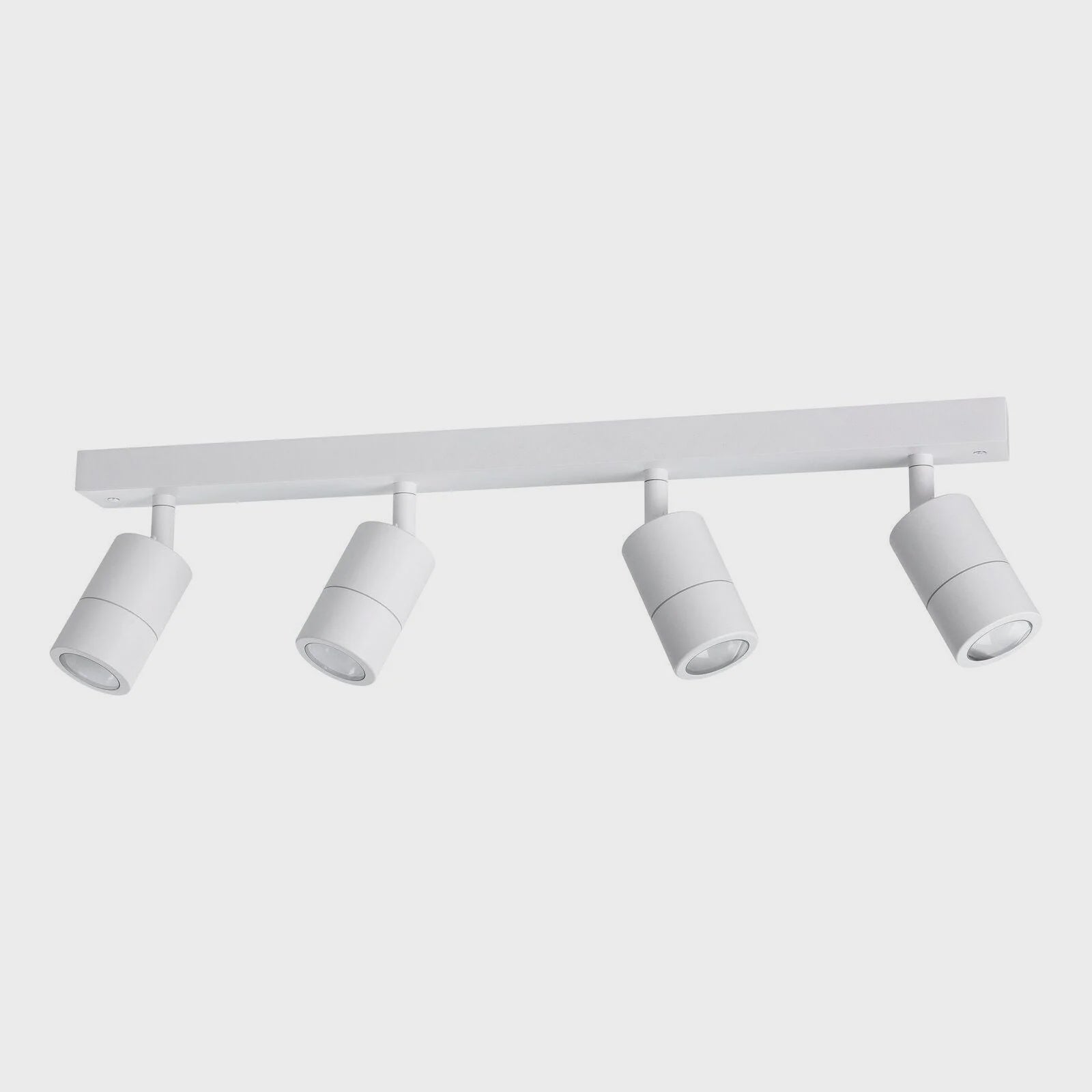 FREMANTLE 4lt GU10 Adjustable Bar IP55 Dimmable Exterior Wall Light Matt White - 206165 - ARCK Electrical Wholesale Supplies