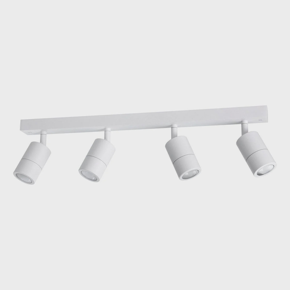 FREMANTLE 4lt GU10 Adjustable Bar IP55 Dimmable Exterior Wall Light Matt White - 206165 - ARCK Electrical Wholesale Supplies