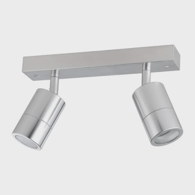 Fremantle 2 Light Adjustable Outdoor Ceiling Light Titanium - 206154 - ARCK Electrical Wholesale Supplies