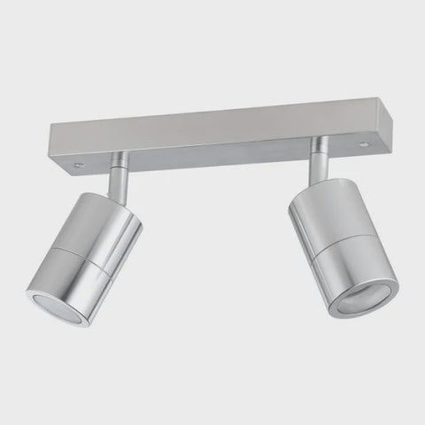 Fremantle 2 Light Adjustable Outdoor Ceiling Light Titanium - 206154 - ARCK Electrical Wholesale Supplies