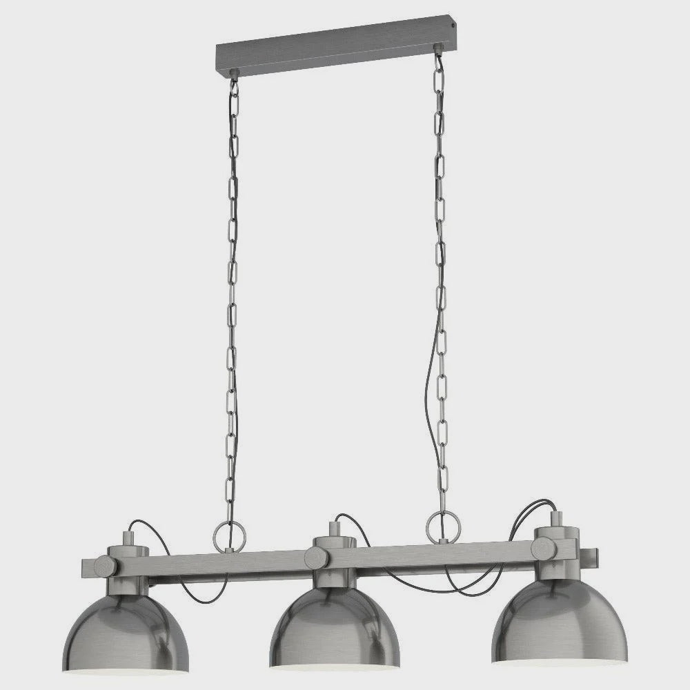 Lubenham 1 3 Light Island Pendant Antique Nickel - 43168N - ARCK Electrical Wholesale Supplies