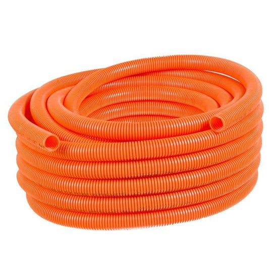 CORRUGATED CONDUIT ORANGE 32MM X 10M - CCO3210 - ARCK Electrical Wholesale Supplies