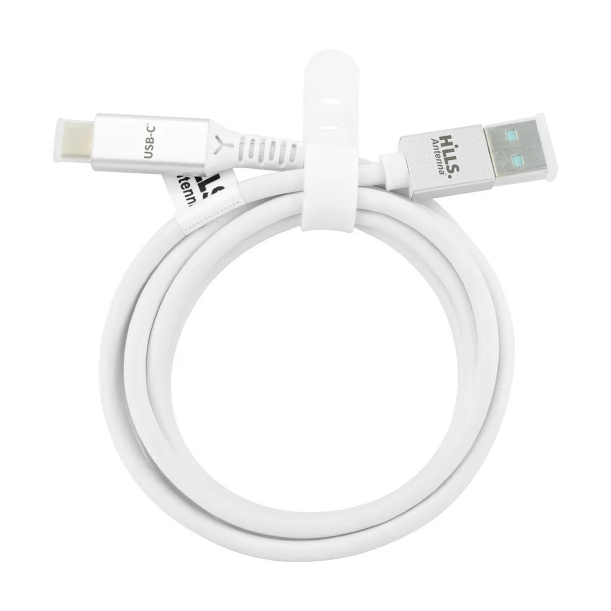 Hills Antenna USB A to USB C Lead 1.5m White