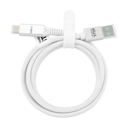 Hills Antenna USB A to USB C Lead 1.5m White