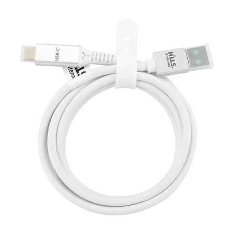 Hills Antenna USB A to USB C Lead 1.5m White