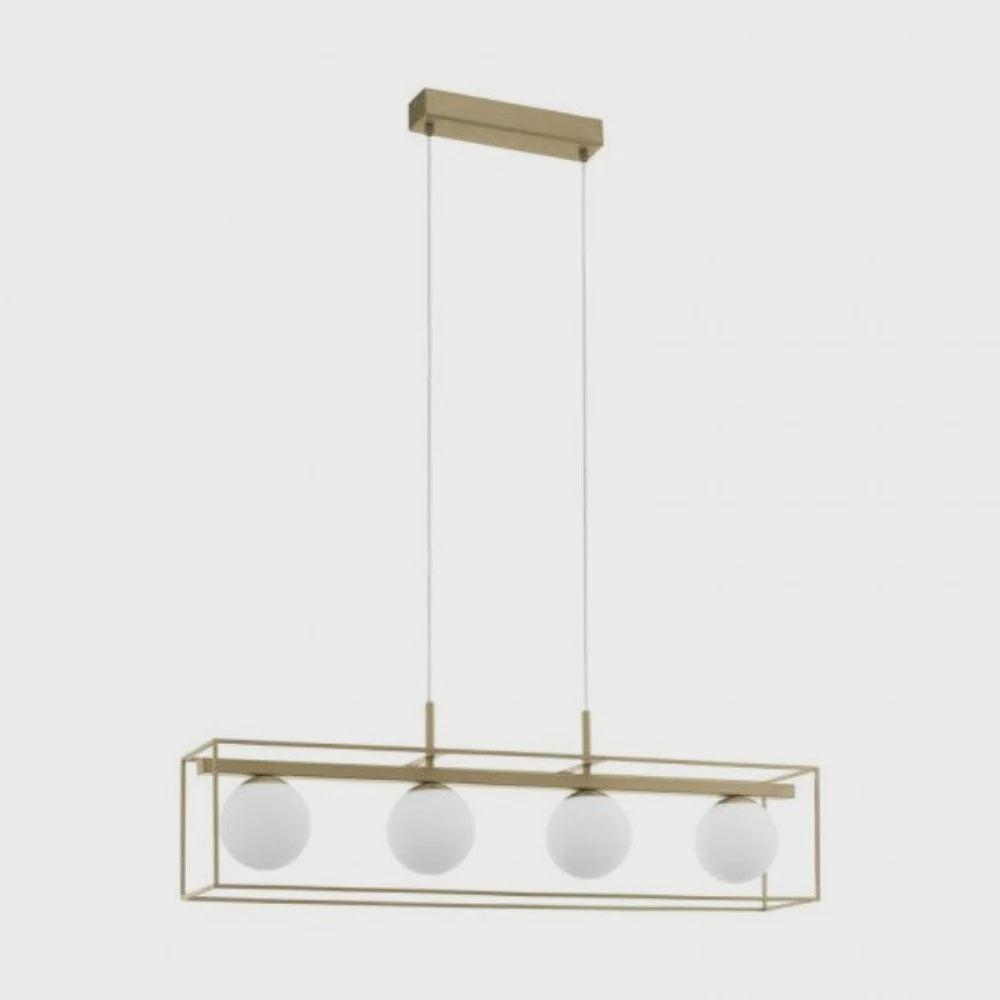 Interior Vallaspra Contemporary Champagne Island Pendant Light - 97793 - ARCK Electrical Wholesale Supplies