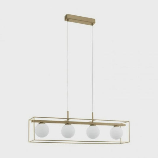 Interior Vallaspra Contemporary Champagne Island Pendant Light - 97793 - ARCK Electrical Wholesale Supplies