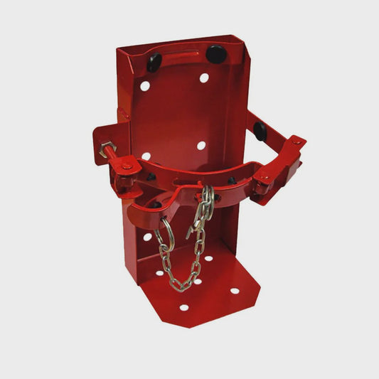 Powder Coated Red Vehicle Bracket Suits Most 2.5kg-4.5kg DCP - KX09-016-21 - ARCK Electrical Wholesale Supplies