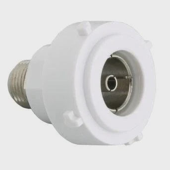 Hager Mechanism TV PAL to F Matt White - WBMTV75PF-MW - ARCK Electrical Wholesale Supplies