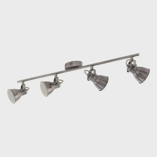 SERAS Spot 4 Lights Antique Nickel Steel - 206056 - ARCK Electrical Wholesale Supplies