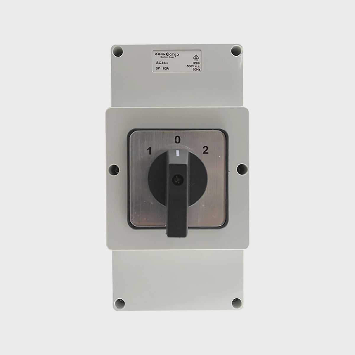 IP66 Changeover Switch 3 Pole 500V AC 63A - SC363 - ARCK Electrical Wholesale Supplies