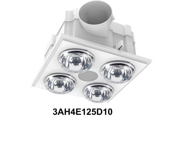 3A Lighting 4 Heat Bathroom He - 3AH4E125D10 - ARCK Electrical Wholesale Supplies