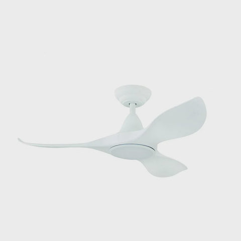 Noosa DC Ceiling Fan 40" With LED Light Matt White - 204787 - ARCK Electrical Wholesale Supplies