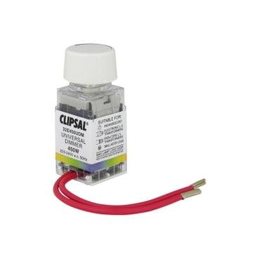 Clipsal Classic Light Dimmer, Universal, 450VA, Series 30, Series 30 - 32E450UDM-WE - ARCK Electrical Wholesale Supplies