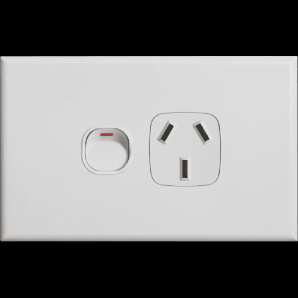 Standard Single Power Point 10A - DXWGPO1 - ARCK Electrical Wholesale Supplies