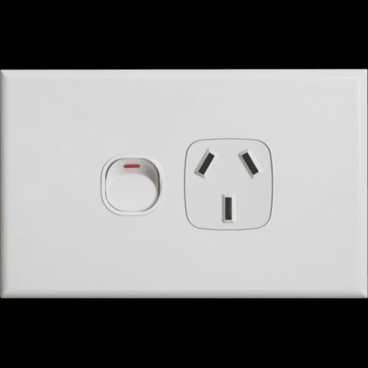 Standard Single Power Point 10A - DXWGPO1 - ARCK Electrical Wholesale Supplies