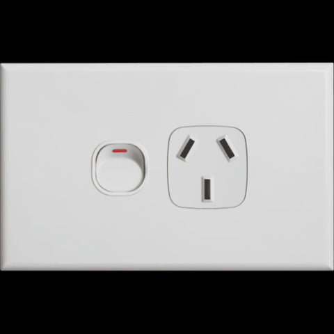 Standard Single Power Point 10A - DXWGPO1 - ARCK Electrical Wholesale Supplies