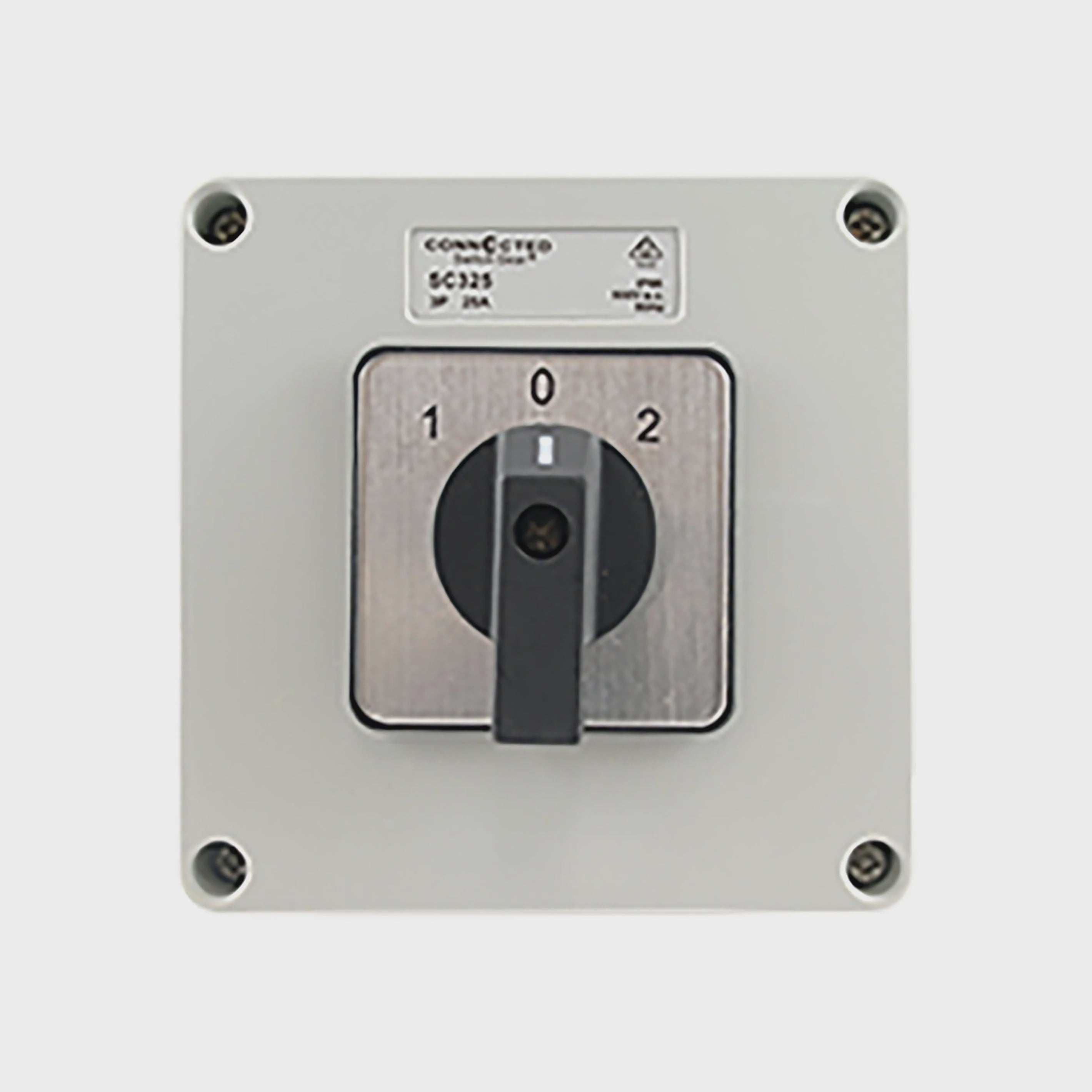 IP66 Changeover Switch 3 Pole 500V AC 25A - SC325 - ARCK Electrical Wholesale Supplies