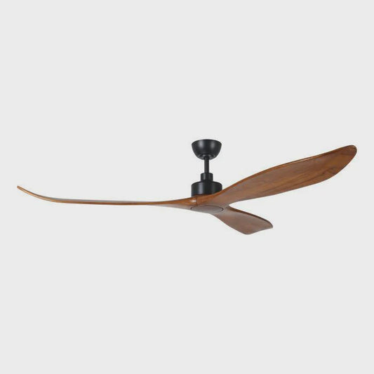 Currumbin 80 DC Fan Merbau/Blk - 20619328 - ARCK Electrical Wholesale Supplies