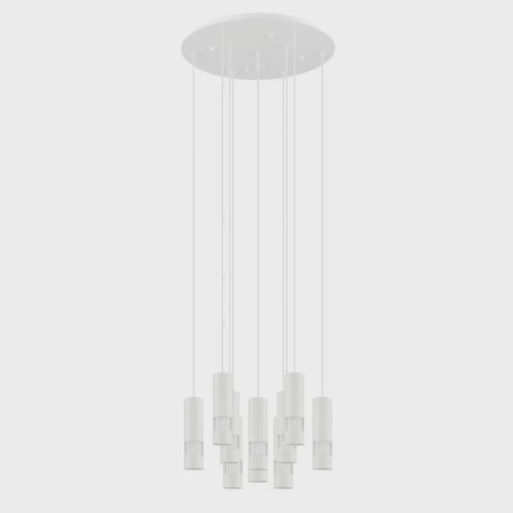Bernabeta Cluster Pendant 10 Lights White Steel 4000K - 39704N - ARCK Electrical Wholesale Supplies