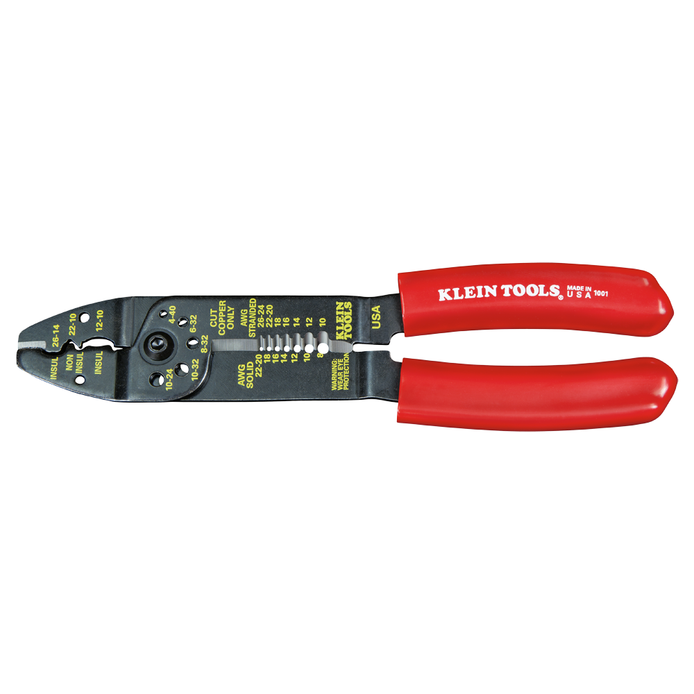 Klein Tools Multi-Tool, Stripper, Crimper, Wire Cutter, 8-22 AWG A-1001
