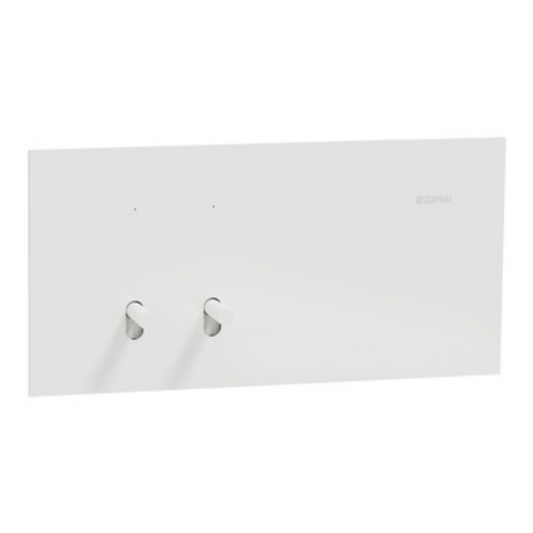 Clipsal Solis T Series 2 Gang Switch White Ceramic   1042TA-WC