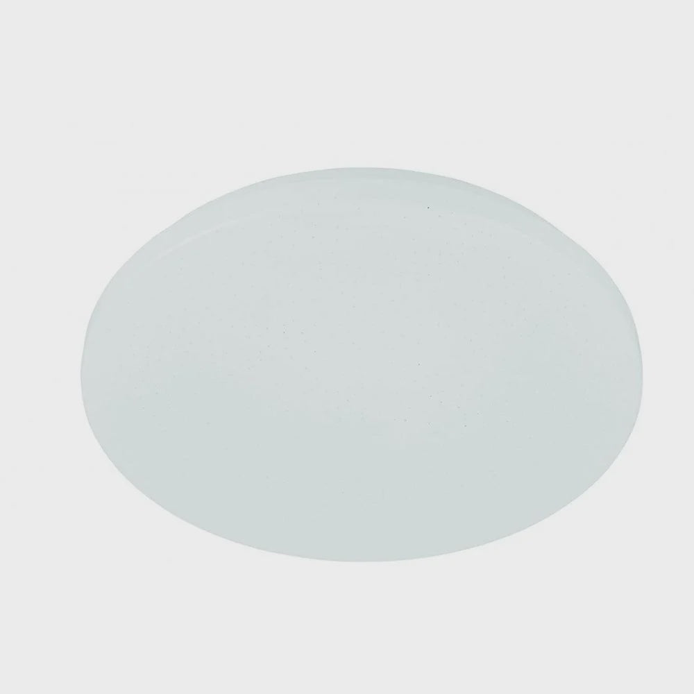 Diego LED Oyster Light 18W Tri-Colour 330mm With Crystal Effect - 204402 - ARCK Electrical Wholesale Supplies