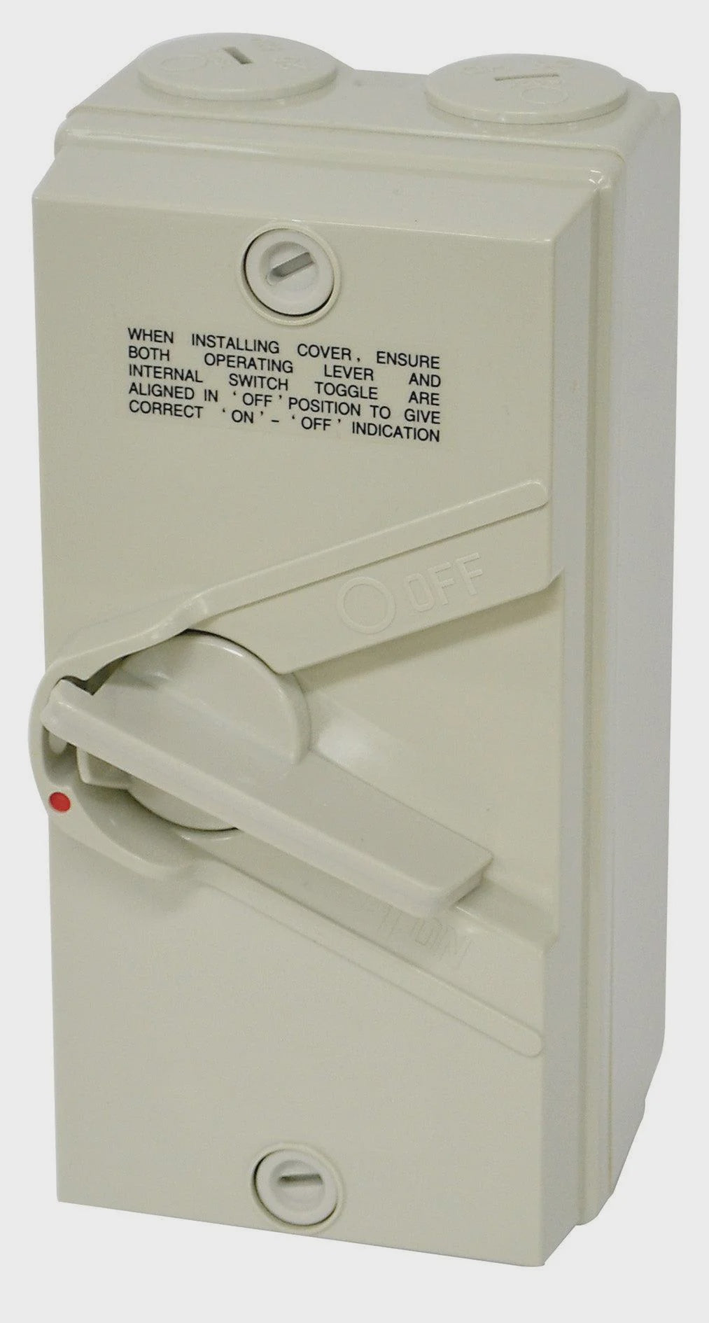 THREE POLE WEATHERPROOF ISOLATING SWITCH 250V 32A IP66 - IS332 - ARCK Electrical Wholesale Supplies