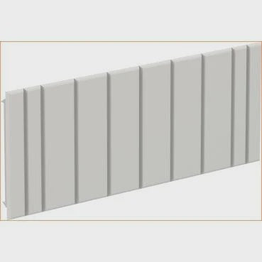 Clipsal MAX9 Pole Filler Blank, 8 Module, White - MX9EF8 - ARCK Electrical Wholesale Supplies
