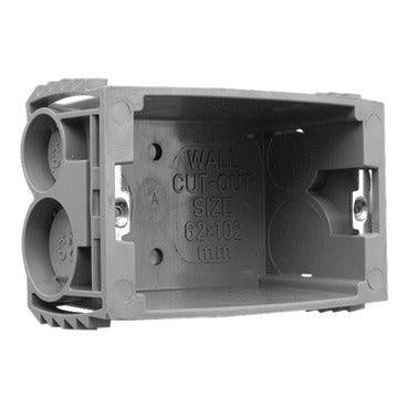 Clipsal Wall Box 1 Gang Plastic - 157/1P - ARCK Electrical Wholesale Supplies