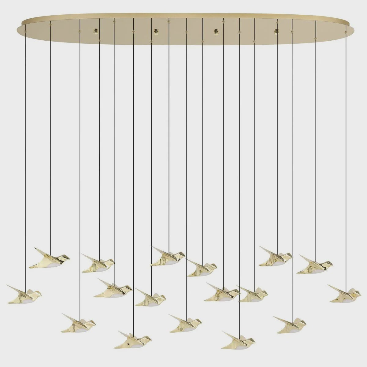 Paratebueno 1480mm Pendant Light Brass - 390399 - ARCK Electrical Wholesale Supplies
