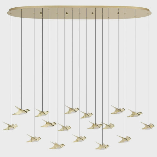 Paratebueno 1480mm Pendant Light Brass - 390399 - ARCK Electrical Wholesale Supplies