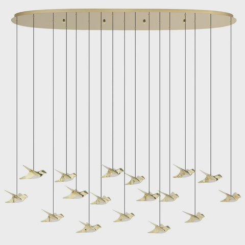 Paratebueno 1480mm Pendant Light Brass - 390399 - ARCK Electrical Wholesale Supplies