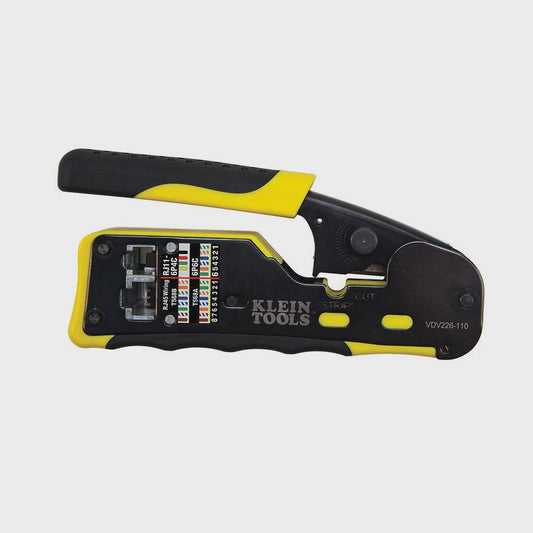 PASS THRU RJ45 RACHETING COMPACT CRIMP A-VDV226-110 - ARCK Electrical Wholesale Supplies