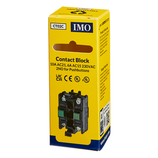 Contact Block 2NO for PB Encl. (B4TU20) - CT02C - ARCK Electrical Wholesale Supplies