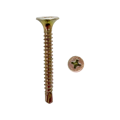 Budge Screws 6Gx25mm SELF DRILLING YELLOW ZINC - BSD0625 - ARCK Electrical Wholesale Supplies
