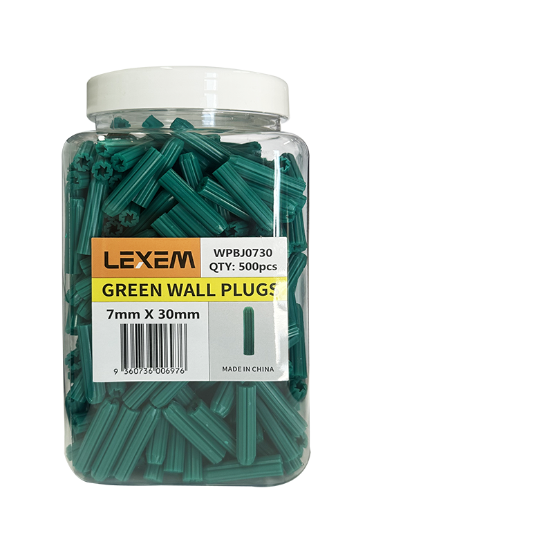 Wall Plug Green 7mmx35mm - WPJ0735