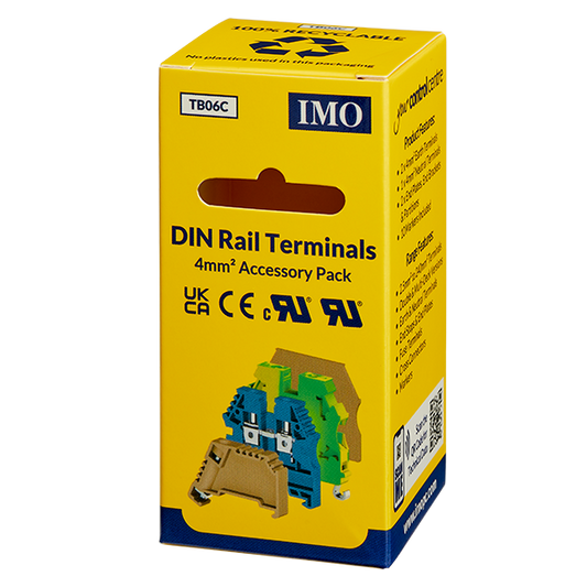 Din Rail Terminals Accessory kit, End Plates, End stops, Earths, Blue - TB06C - ARCK Electrical Wholesale Supplies