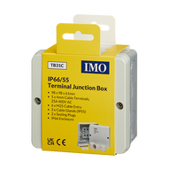 98x98x61mm ENCLOSURE, c/w 5x 4mm TERMINALS 25A - TB31C