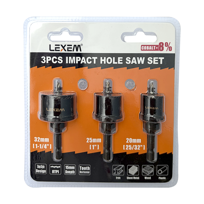 IMPACT BI-METAL HOLESAW SET - THSS3 - ARCK Electrical Wholesale Supplies