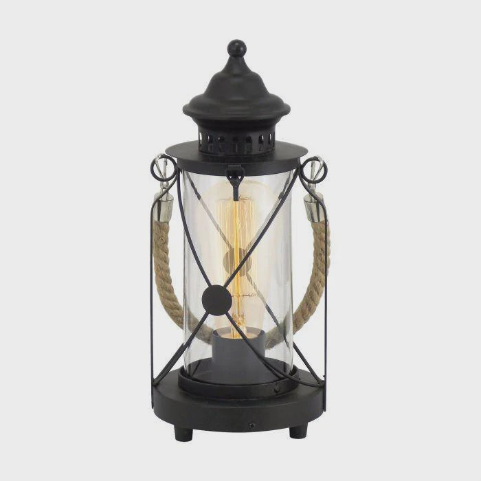 Bradford Vintage Table Lamp With Rope and Switch - 49283N - ARCK Electrical Wholesale Supplies