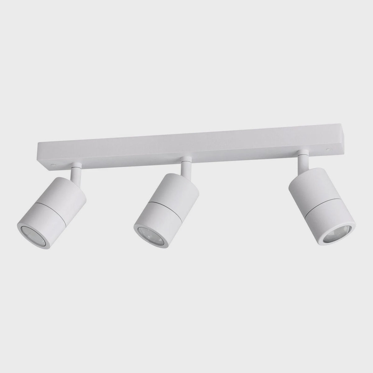 FREMANTLE 3lt GU10 Adjustable Bar IP55 Dimmable Exterior Wall Light Matt White - 206161 - ARCK Electrical Wholesale Supplies