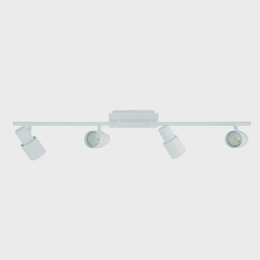 Davida 4 Light Spotlight 4000K Matt White - 204334 - ARCK Electrical Wholesale Supplies