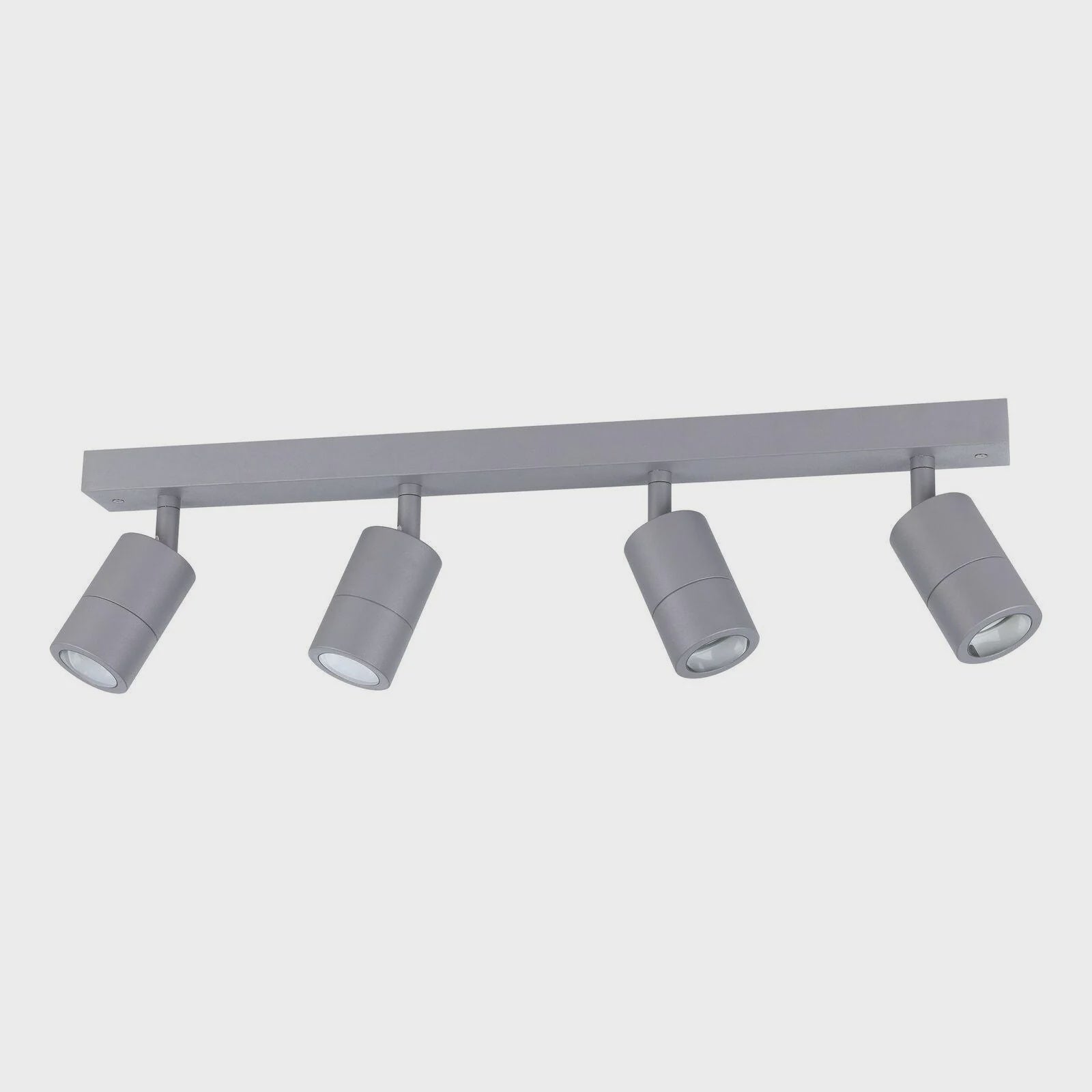 FREMANTLE 4lt GU10 Adjustable Bar IP55 Dimmable Exterior Wall Light Silver Grey - 206166 - ARCK Electrical Wholesale Supplies